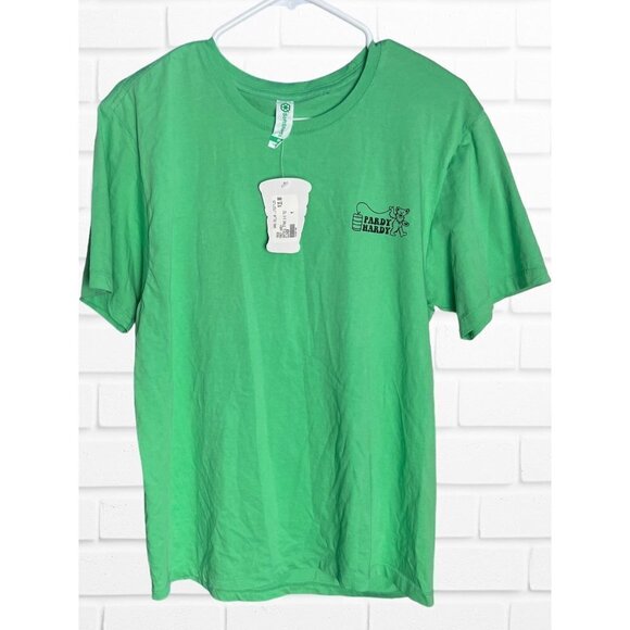 Softshirts Size M Dancing Bears Graphic Tee Green Party Hardy Grateful Dead New - Picture 2 of 5